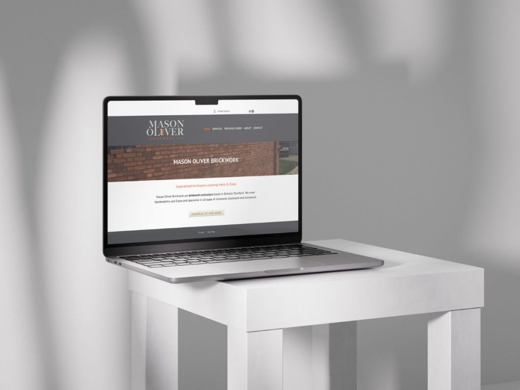 Logo & Website Design for Mason Oliver Brickwork